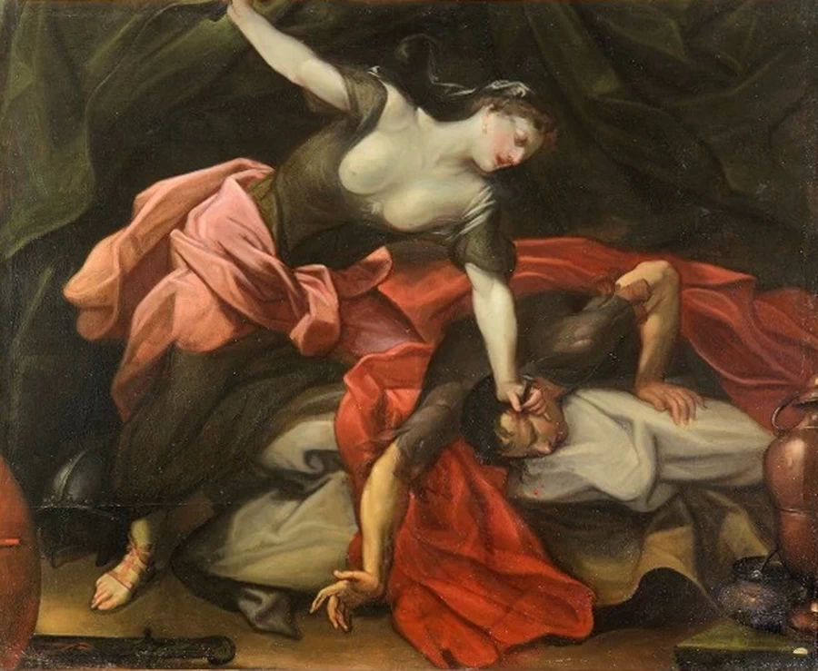 Giovanni Anastasi - Giaele uccide Sisara, Pinacoteca Diocesana (Senigallia)